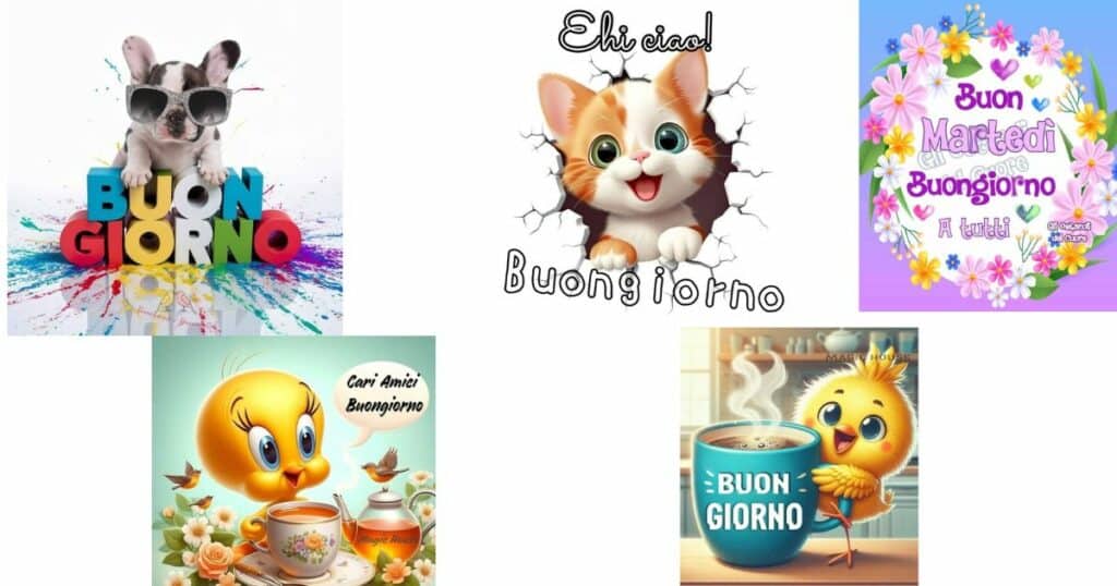 Immagini di Buongiorno e Buon Mercoledì per WhatsApp