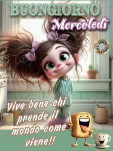 Immagini di Buongiorno e Buon Mercoledì per WhatsApp