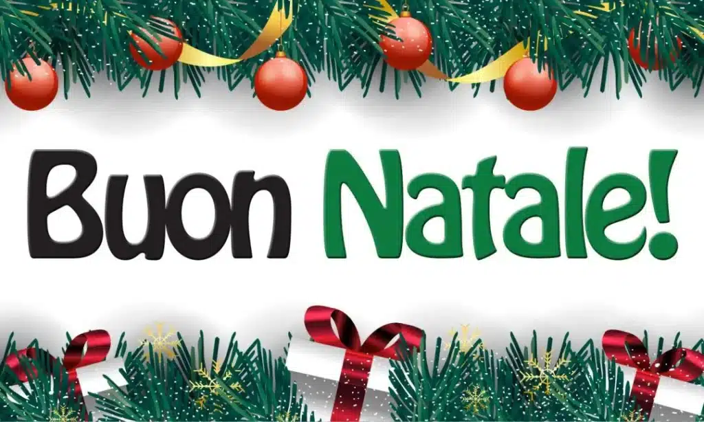 Buongiorno mercoledì 25 dicembre 2024, immagini di Natale per auguri festivi.