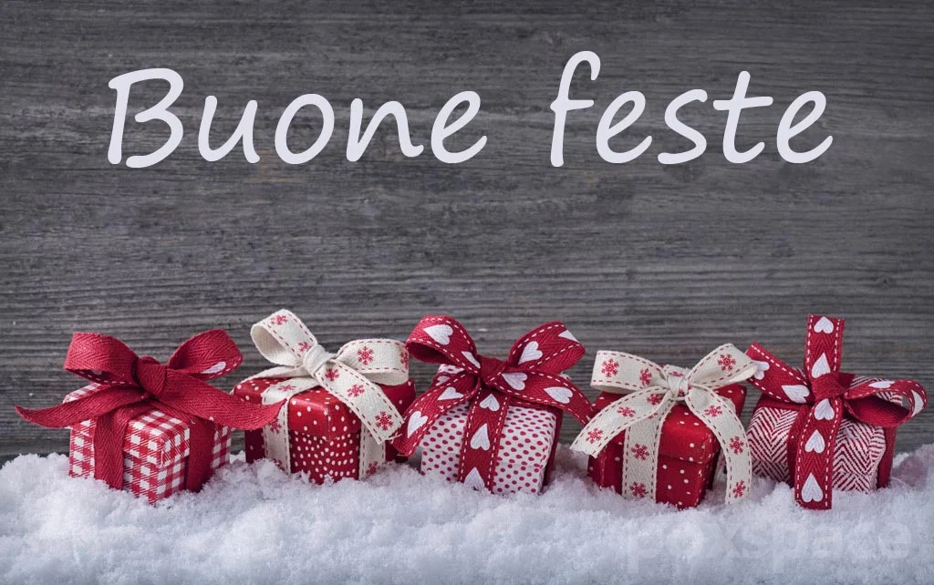 Immagini per augurare buone feste. per il buongiorno martedi 24 dicembre.