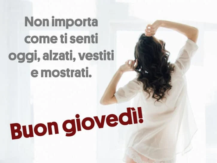 buon giovedì 